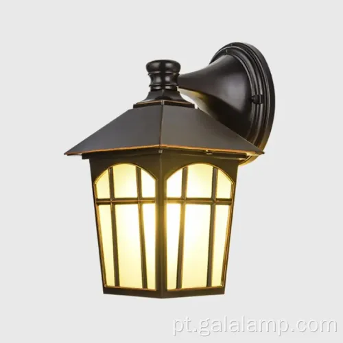 Lâmpada de parede LED à prova d'água ao ar livre elegante para corredores